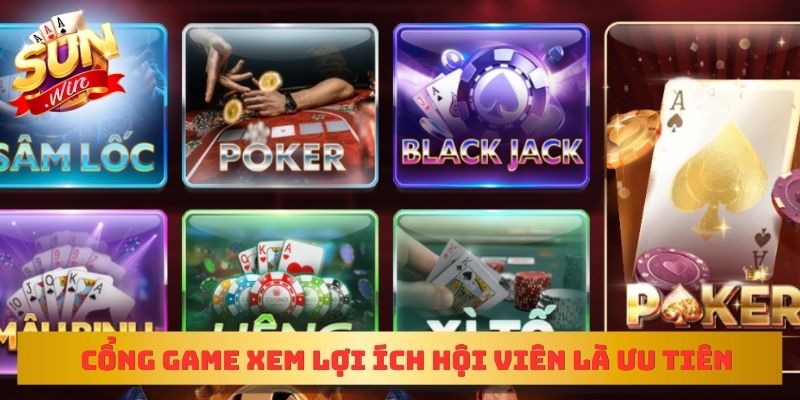 Cổng game luôn xem lợi ích hội viên là ưu tiên