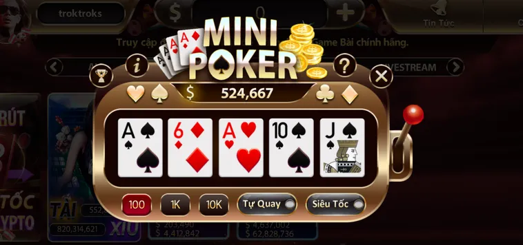 Mini Poker Sunwin Phân Tích Xác Suất Và Chiến Thuật Quay Bài Đỉnh Cao