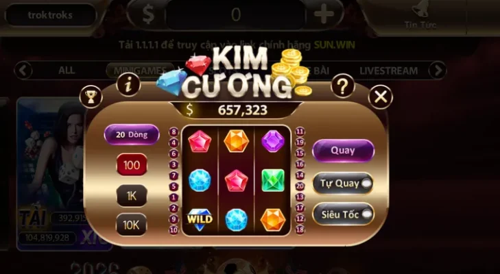 Kim Cương Sunwin Quy Luật Quay Hũ Và Chiến Thuật Khai Thác Jackpot 2026