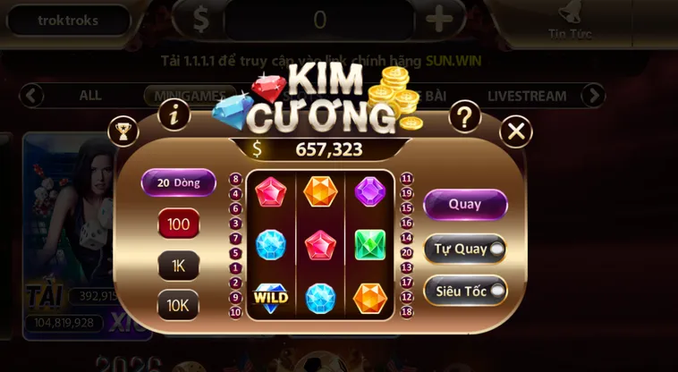 Kim Cương Sunwin Quy Luật Quay Hũ Và Chiến Thuật Khai Thác Jackpot 2026